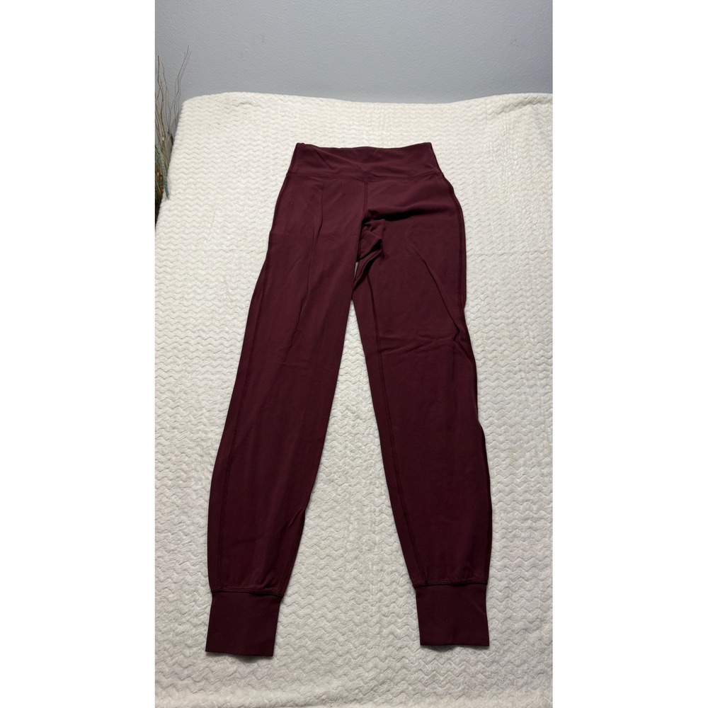 Lululemon Align Jogger Red Merlot Nulu High Rise Yoga Pants W5CHLS Size 4